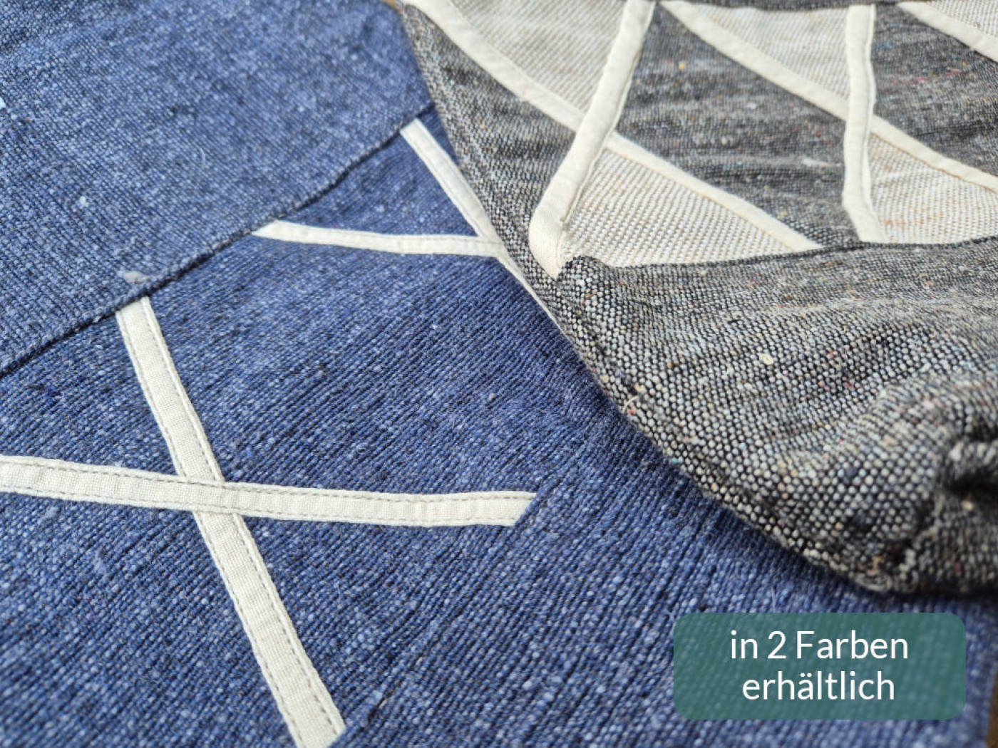 Schlichte Tote Bag aus Hanf in zwei Farben erhältlich